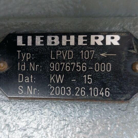 Liebherr LPVD100 Hydraulic pump for sale, 7150898 Liebherr LPVD100 Hydraulic pump for sale, 7150898